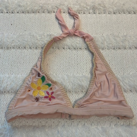 Aqua2dude antifog swim goggles pink embroidered floral swimsuit girls size 7 8 M - Picture 4 of 12